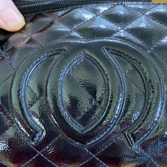 Women's Black Diamond Pattern Bag - Picture 14 of 14